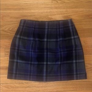 The Limited Blue and Black Mini Pencil Skirt for Casual Wear